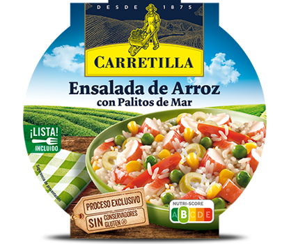 Imagen de ENSALADA DE ARROZ CON PALITOS DE MAR CARRETILLA