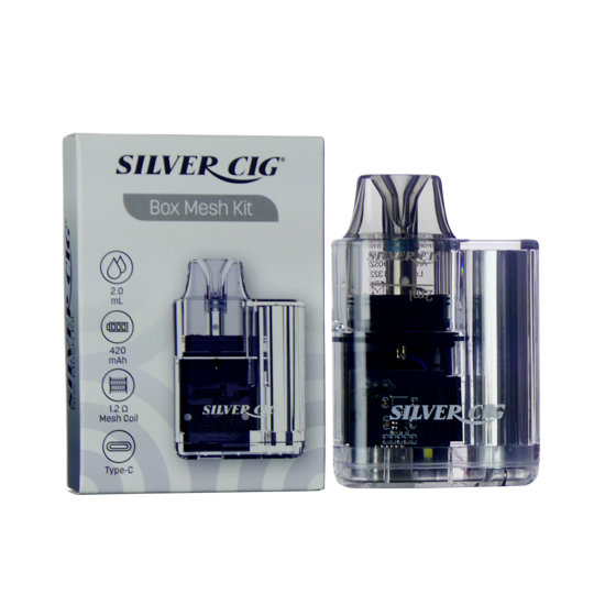 Picture of ECIG SILVER CIG Box Mesh Pod Kit